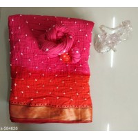 Lootkabazaar Charvi Alluring Cotton Bandhani Printed Sarees (LCACBPS006)